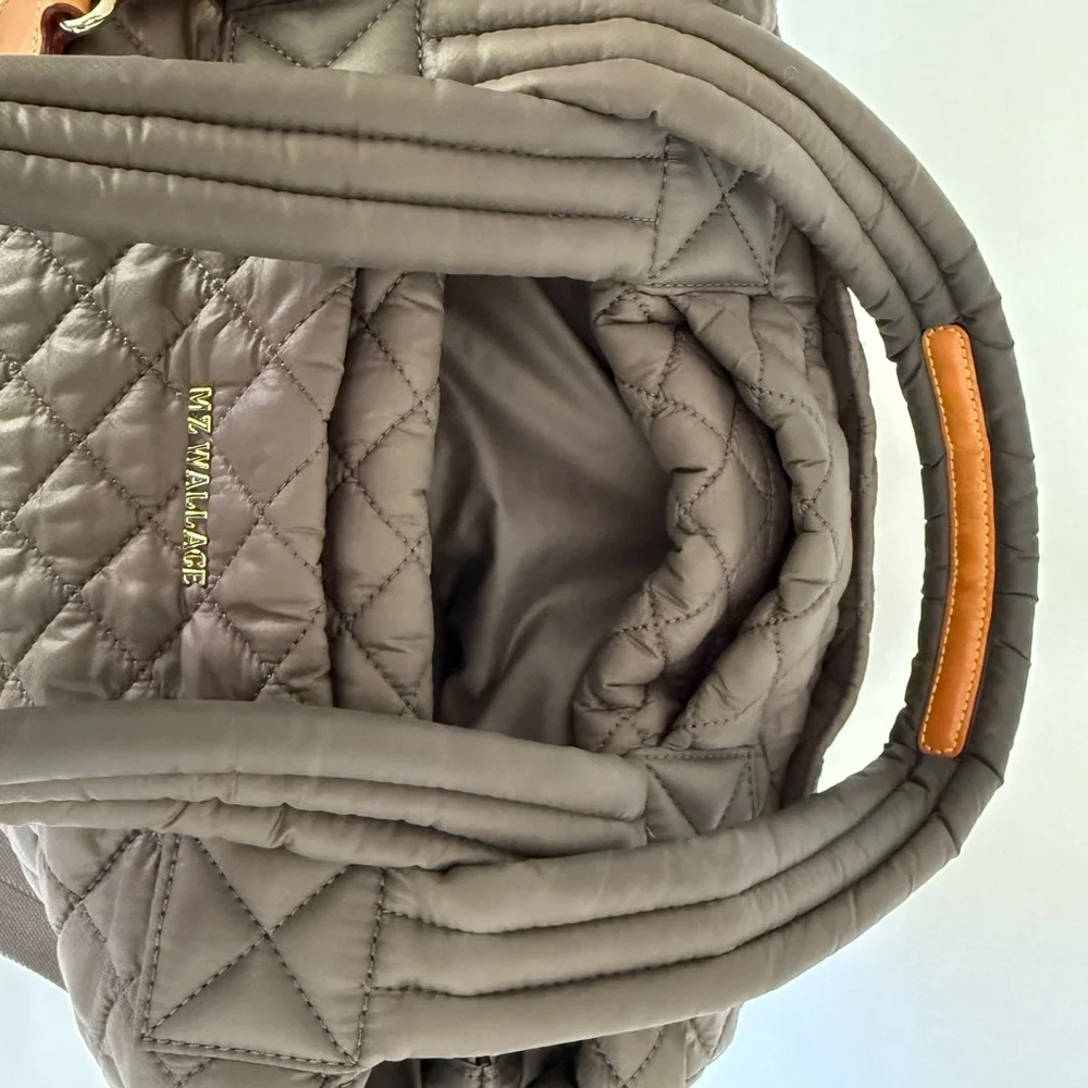 MZ Wallace Espresso Quilted Crossbody Bag - Picture 5 of 8